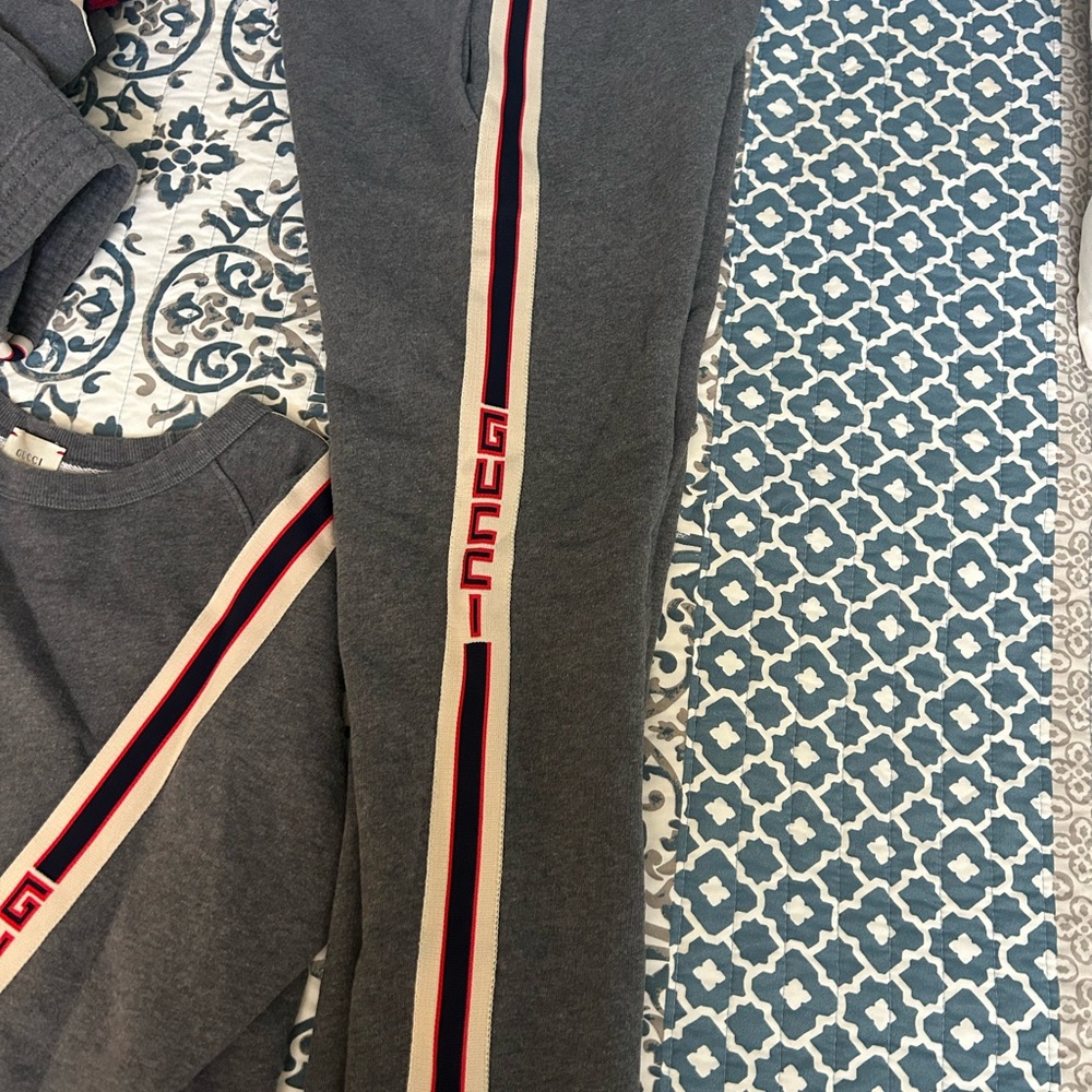 3 or 4 piece authentic Gucci sweat suit